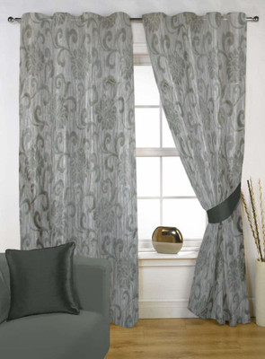 80% OFF on Kings Savan Polycotton Grey Self Design Eyelet Curtain 80% OFF on Kings Savan Polycotton Grey Self Design Eyelet Curtain