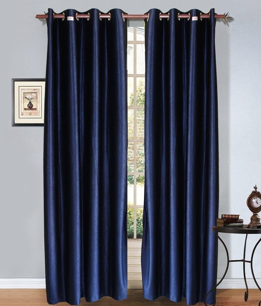 20% OFF on Christy's collection Polyester Multicolor Self Design Eyelet Curtain