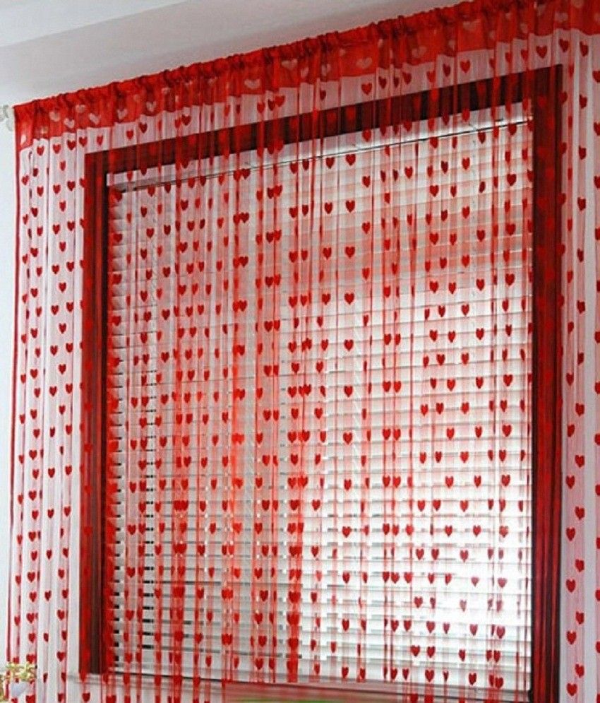 44% OFF on shopgrab Polyester Red Solid Eyelet Curtain 44% OFF on shopgrab Polyester Red Solid Eyelet Curtain