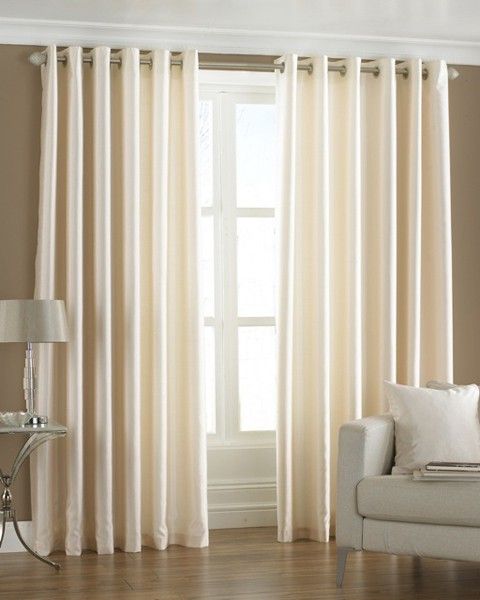 72% OFF on Homefab India Polyester White Solid Eyelet Curtain
