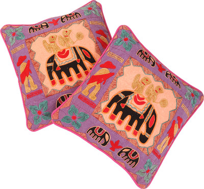 53% OFF on Rajrang Embroidered Cushions Cover