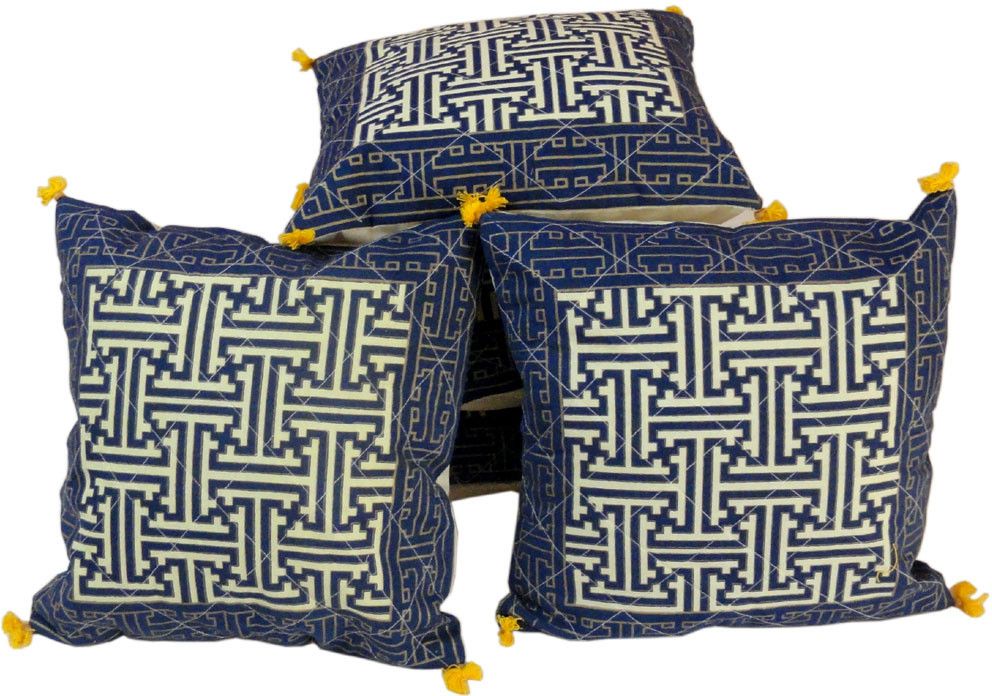 27% OFF on Sunshine Rajasthan Abstract Cushions Cover