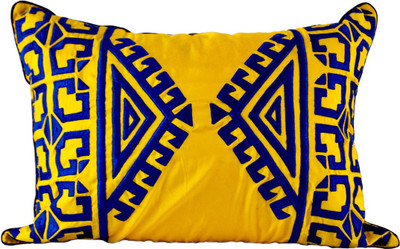 3% OFF on The Orange Sand Embroidered Cushions Cover