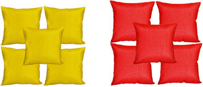 65% OFF on meSleep Solid Cushions Cover