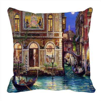 60% OFF on meSleep Abstract Cushions Cover