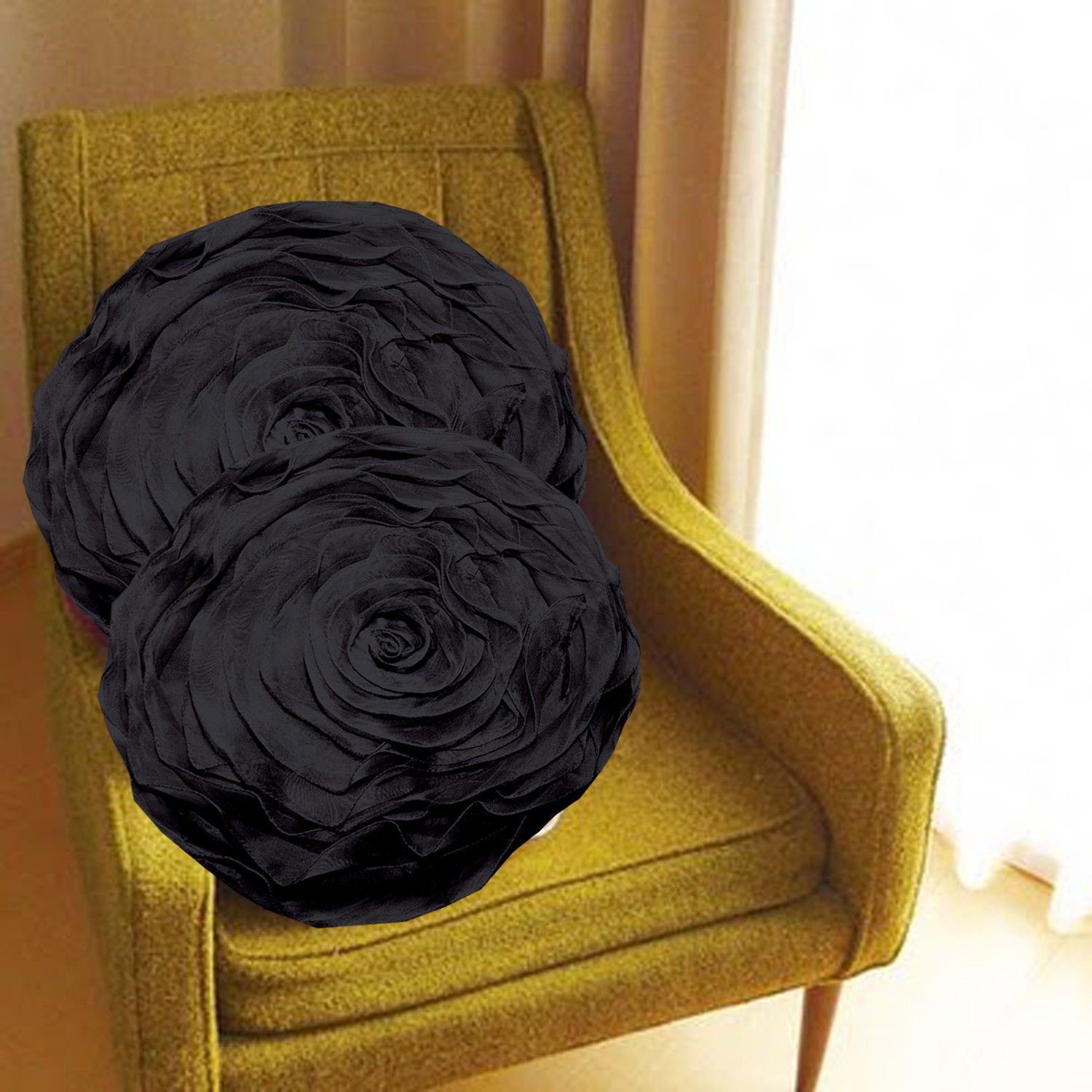 66% OFF on HandloomTrendz Floral Cushions Cover