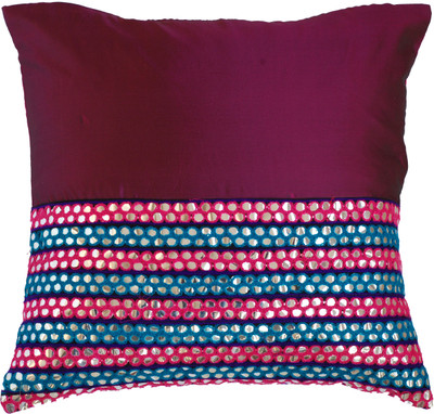 The Indian Promenade Embroidered Cushions Cover The Indian Promenade Embroidered Cushions Cover