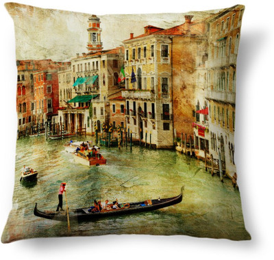 72% OFF on AMY Printed Cushions Cover
