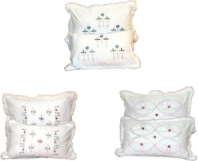 54% OFF on Christy's Collection Embroidered Pillows Cover