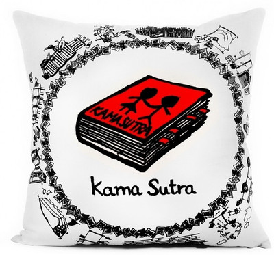 Happily Unmarried Printed Cushions Cover