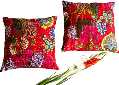 54% OFF on KwickDeal Self Design Cushions Cover