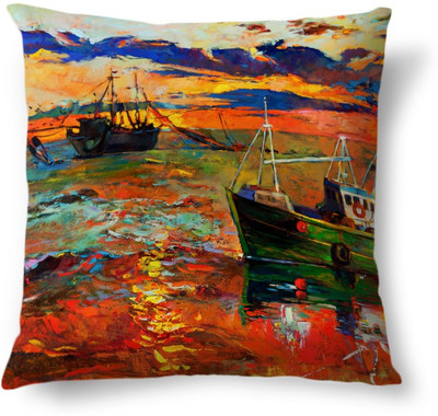 72% OFF on AMY Printed Cushions Cover