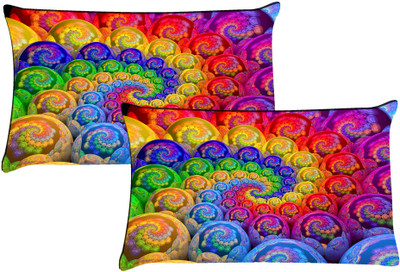 66% OFF on meSleep Abstract Pillows Cover