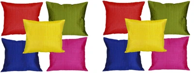 65% OFF on meSleep Solid Cushions Cover