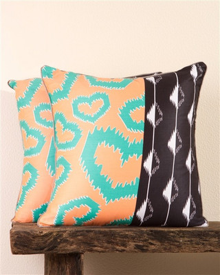 49% OFF on Portico New York Abstract Cushions Cover