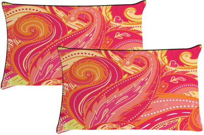 70% OFF on meSleep Abstract Pillows Cover