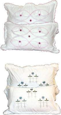 56% OFF on Christy's Collection Embroidered Pillows Cover