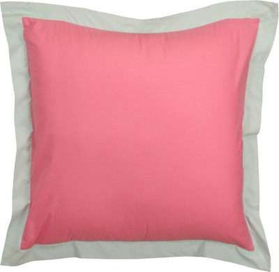 44% OFF on Pink Guppy Solid Cushions Cover