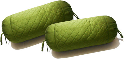 ZIKRAK EXIM Self Design Bolsters Cover