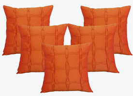 Dekor World World Of Square Cushions Cover - Pack Of 5