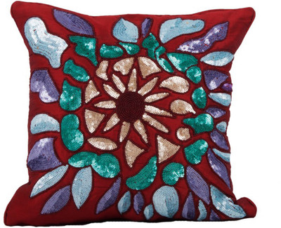 76% OFF on Rutbaa Embroidered Cushions Cover