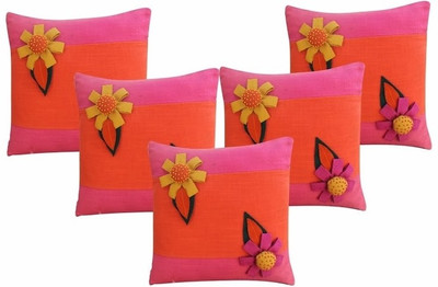 43% OFF on Dekor World Floral Cushions Cover