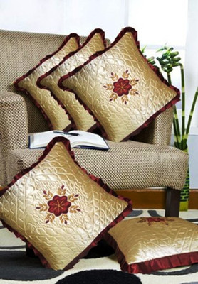 46% OFF on HandloomTrendz Embroidered Cushions Cover