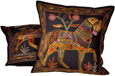 45% OFF on Jaipur Raga Floral Cushions Cover