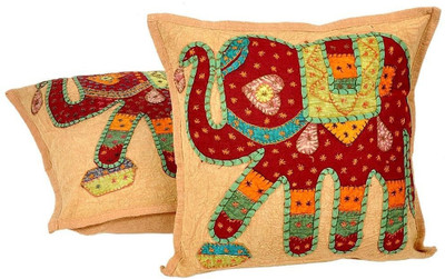 57% OFF on Little India Self Design Cushions Cover