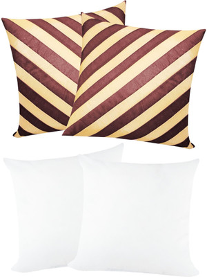 75% OFF on Zikrak Exim Striped Cushions Cover