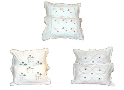 54% OFF on Christy's Collection Embroidered Pillows Cover