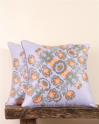 49% OFF on Portico New York Floral Cushions Cover