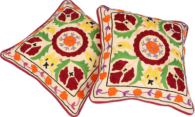 53% OFF on Rajrang Floral Cushions Cover