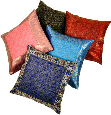 27% OFF on Sunshine Rajasthan Abstract Cushions Cover