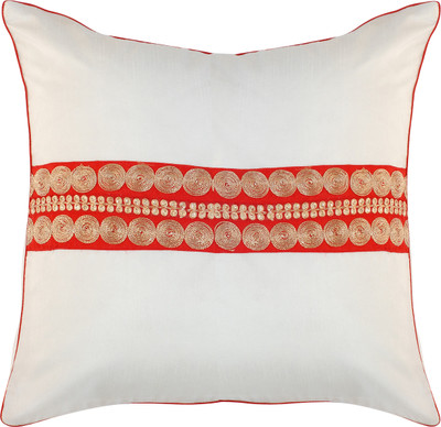 The Indian Promenade Embroidered Cushions Cover The Indian Promenade Embroidered Cushions Cover