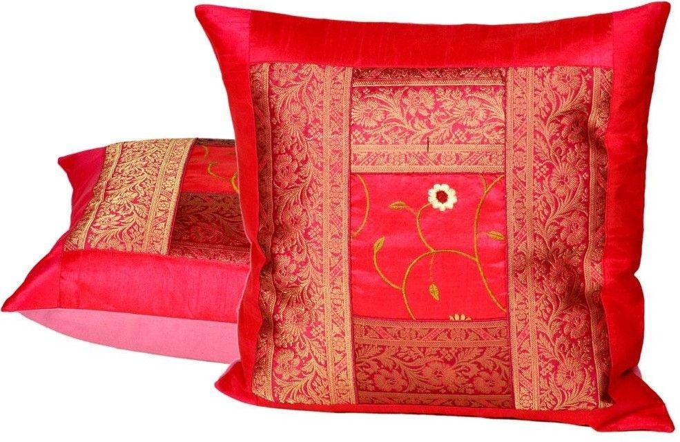60% OFF on UFC Mart Embroidered Cushions Cover