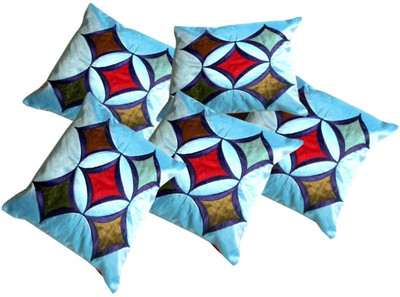 45% OFF on Car Vastra Geometric Cushions Cover