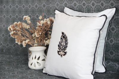 38% OFF on The Home Addiction Embroidered Cushions Cover 38% OFF on The Home Addiction Embroidered Cushions Cover