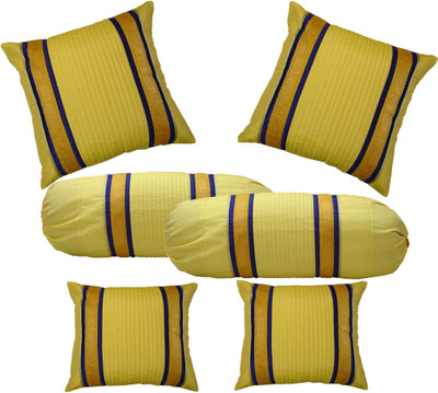 69% OFF on Home Shine Striped Cushions, Bolsters Cover