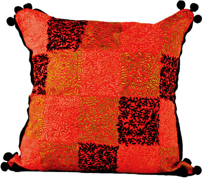 3% OFF on The Orange Sand Embroidered Cushions Cover