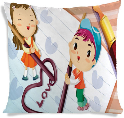 72% OFF on AMY Printed Cushions Cover