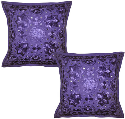 40% OFF on Lal Haveli Kachha Cover Abstract Cushions Cover Pack of 2, 16 inch*16 inch, Purple 40% OFF on Lal Haveli Kachha Cover Abstract Cushions Cover Pack of 2, 16 inch*16 inch, Purple