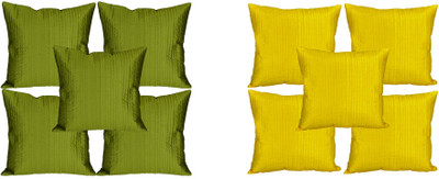 65% OFF on meSleep Solid Cushions Cover