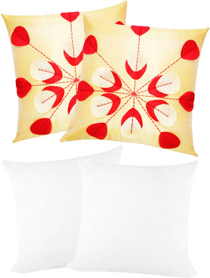 72% OFF on Zikrak Exim Embroidered Cushions Cover