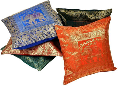 55% OFF on Little India Self Design Cushions Cover