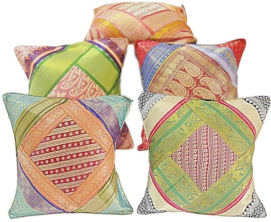 55% OFF on Little India Damask Cushions Cover