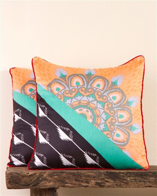 49% OFF on Portico New York Abstract Cushions Cover