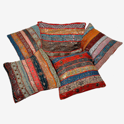 55% OFF on Little India Cushions Cover Pack of 5, 40.6 cm*40.6 cm, Multicolor 55% OFF on Little India Cushions Cover Pack of 5, 40.6 cm*40.6 cm, Multicolor
