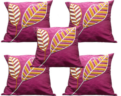 40% OFF on Pink Parrot Embroidered Cushions Cover
