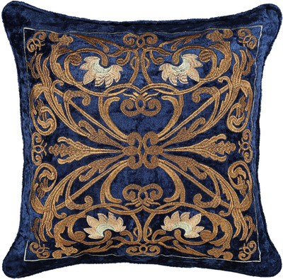 House Of Lotus Embroidered Cushions Cover